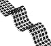 Mandala Crafts Black Bling Wrap Rhinestone Ribbon - 1 in 20 Yds Crystal Rhinestones Mesh Ribbon - Diamond Wrap Rhinestone Strips Roll for Crafts Wedding Party Decoration