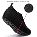 JIASUQI Womens Casual Barefoot Water Shoes for Beach Pool Surf Black US 9.5-10.5 Women, 8.5-9 Men