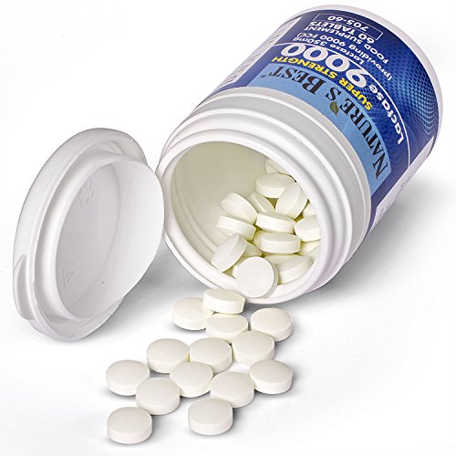 Nature’s Best Lactase 9000 FCC Enzyme Units Fast Acting Natural