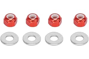 Keenso RC Car Wheel Nut, 4 Pcs 3mm RC Off-Road Vehicle Wheel Hex Lock Nut Fit Tire Nut Upgrade Accessory for wltoys 1/14 144001 RC Car