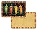 Counterart Reversible Set of 4 Wipe Clean Placemats Hot and Spicy Peppers