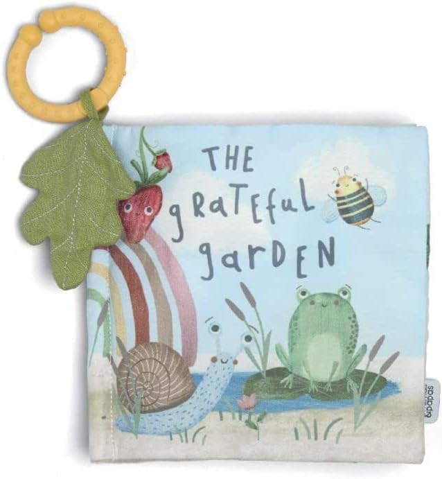 Mamas & Papas Interactive Activity Book Grateful Garden Teether Teething Ring