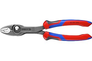 KNIPEX Tools 82 02 200 TwinGrip Pliers, 8"