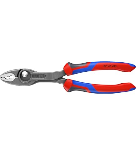 Amazon.com: KNIPEX Tools 82 01 200 SBA TwinGrip Pliers, 8