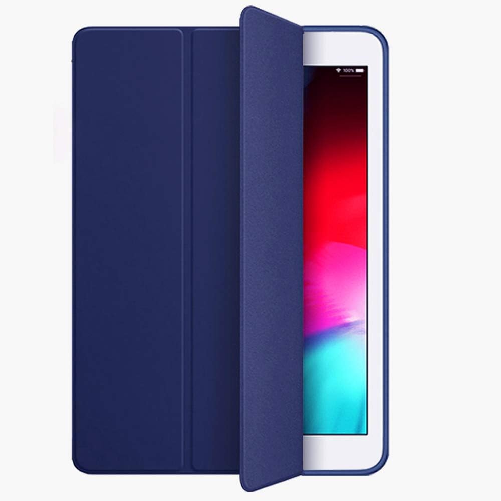Kenke iPad Air 2 Case, Smart Case Silicone Soft Cover Synthetic Leather iPad air 2 Cover 9.7 inch with Auto Sleep/Wake Function [Light Weight] for Apple iPad 6 case(Navy)
