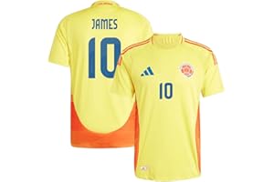 BAD BXTCH #10 James Home Colombia Soccer Jersey 24/25 Yellow