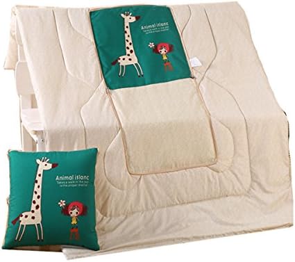Go Now Linen Pillow Digital Cartoon Animals Quilt Car Sofa Cushions Multifunction Air Conditioning Bedroom Quilt Pillow