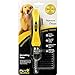 Pet Republique Dematting Tool for Dogs and Cats - Stainless Steel Matt Breaker Rake for Undercoat and Mat Brush - Knot Out for Long Haired Breed Pets