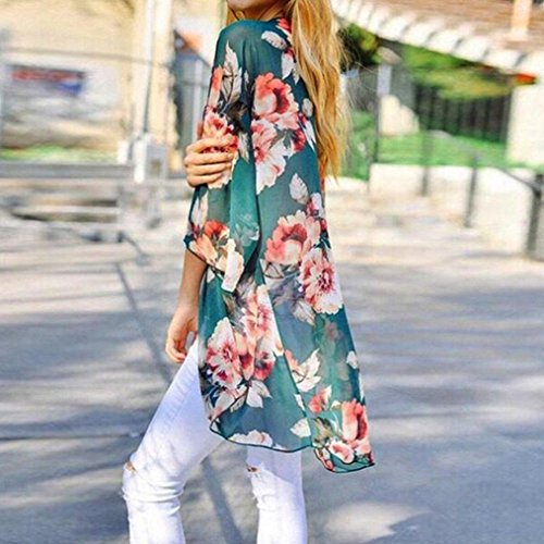 image for Jushye Clearance !!! Women Cardigan, Ladies Floral Jacket Open Front K