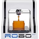 ROBO 3D R1 Plus 10x9x8-Inch ABS/PLA 3D Printer, White (A1-0002-000)