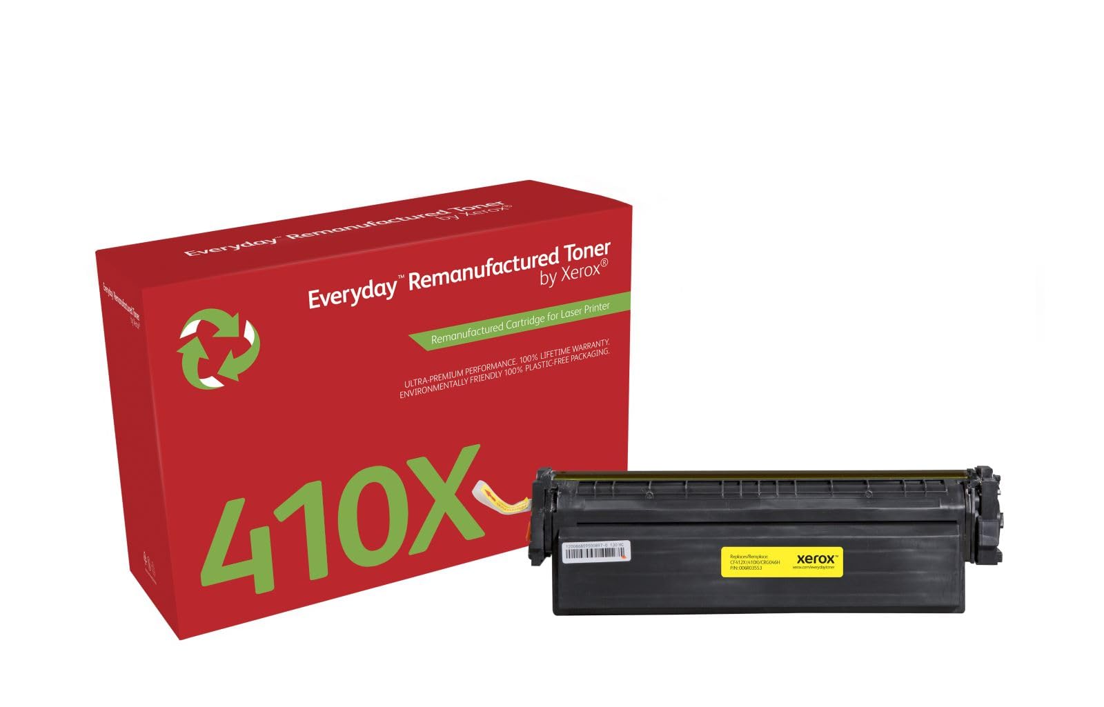 Xerox Everyday Compatible HP 410X (CF412X) Toner, High Capacity, Remanufactured