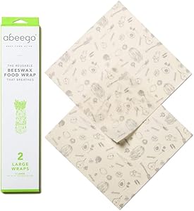 Abeego, The Original Beeswax Food Storage Wrap - Set of Two 13