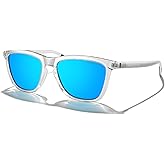 MERRY'S Unisex Polarized Sunglasses for Women Men Classic Retro Designer Style Aluminum Legs