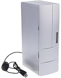 Prettyia Durable Mini USB Fridge Heat and Cool AC DC Refrigerator Freezer Car Truck Boat Household