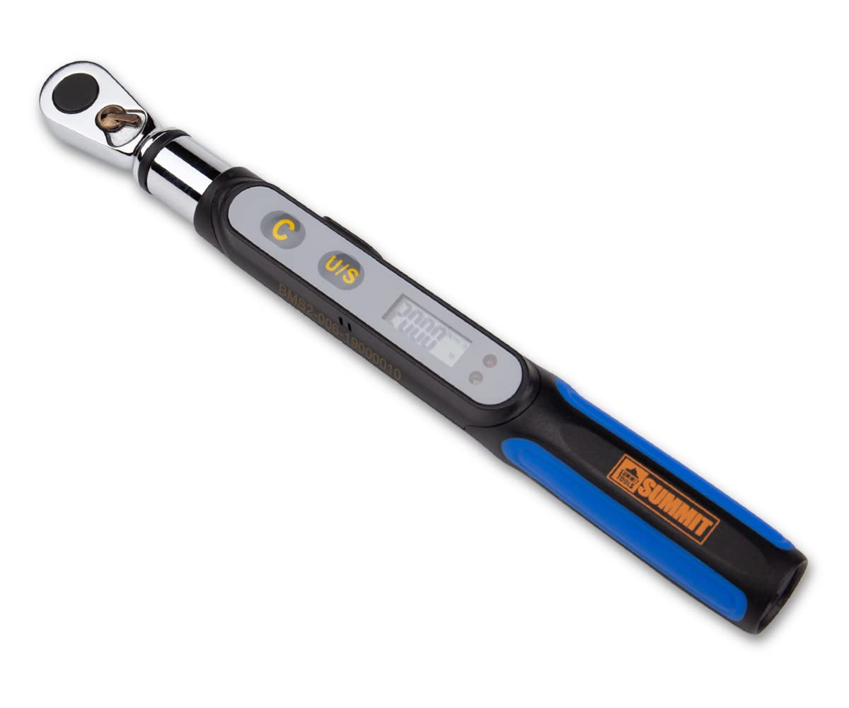 Summit Tools Bit-Head Digital Torque Wrench, 1/4