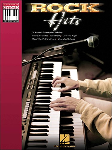 Hal Leonard Rock Hits - Note for Note Keyboard Transcriptions