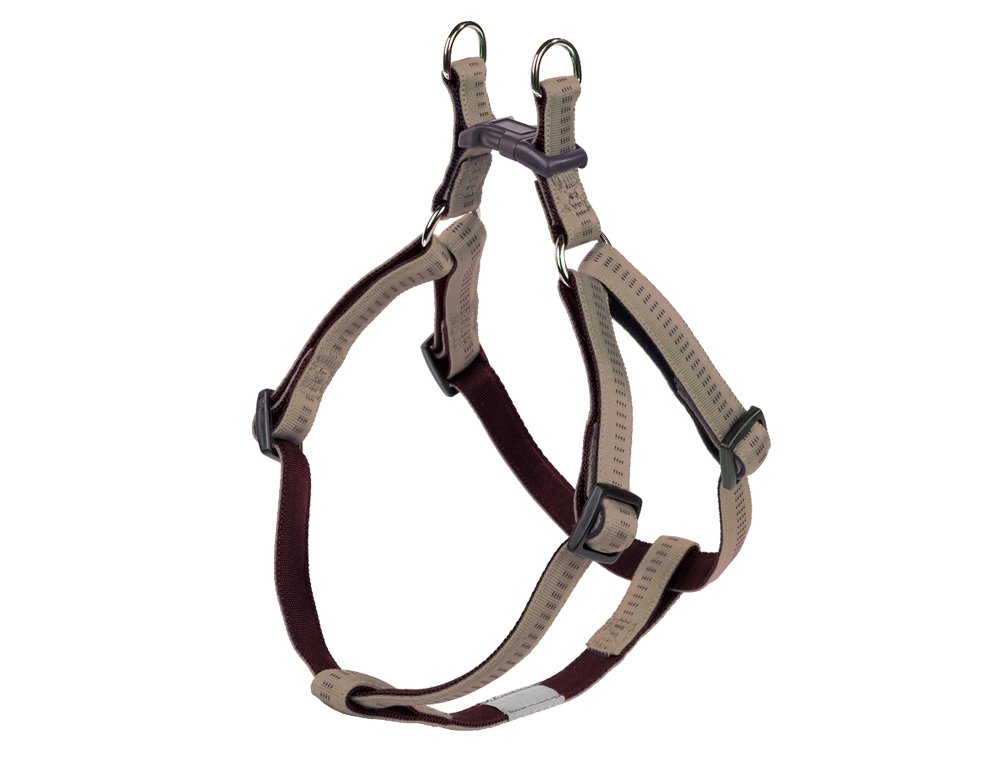 Nobby Soft Grip Dog Harness, 40-56 cm/15 mm, Beige/Chocolate