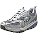 Skechers Women's Shape Ups XF Accelerators Lace-Up Fashion Sneaker,Silver Blue,7.5 M US
