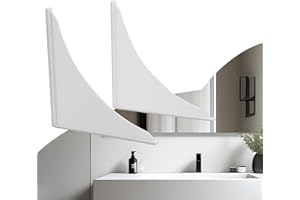 ZephyrJazz 2 Pack Plastic Bathtub Water Splash Guards,Tub Corner Guards to Keep Water in Tub, Self-Adhesive & Prevent Shower Water from Splashing Out.