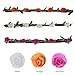 KUMEED 6 PCS Hawaiian Leis Flowers Necklace Headbands Tropical Luau Hawaii for Party Supplies, Beach Party Decorations, Wedding, Birthday Party Favors