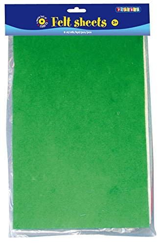 Playbox Felt Sheets In 8 Colours (pack Of 8)