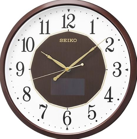 Amazon Co Jp セイコー ハイブリッドソーラー電波掛時計 Sf241b インテリア 時計 掛け時計 電波 セイコー ホーム キッチン