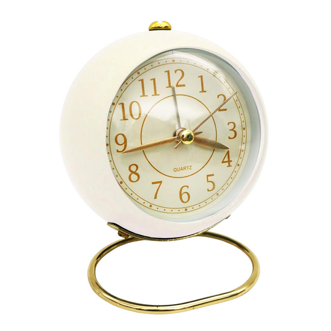 GOLWIS Antique Table Clock, Silent, Alarm, Night Light, Analog, Alarm Clock, Light, Wake Up, Retro, Interior, Miscellaneous Goods, Scandinavia, Korea, Korea, Korea, Korea, Korean, Compact, Compact,
