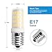 Aooshine Ceramic E17 LED Microwave Bulb 5 Watt Warm White 3000K Under Oven E17 Intermediate Base 45W Halogen Equivalent Non-dimmable(Pack of 2)