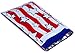 10x13 Red, White, & Blue Stars and Stripes Designer Poly Mailers Shipping Envelopes Boutique Custom Bags (100)