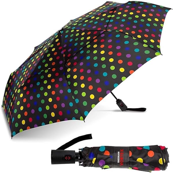 アンタThree-point Rain1 ブラックレッドブルー　25cm Amazon.com: SHEDRAIN Vortex Auto Open Ocean Umbrella, 1 EA