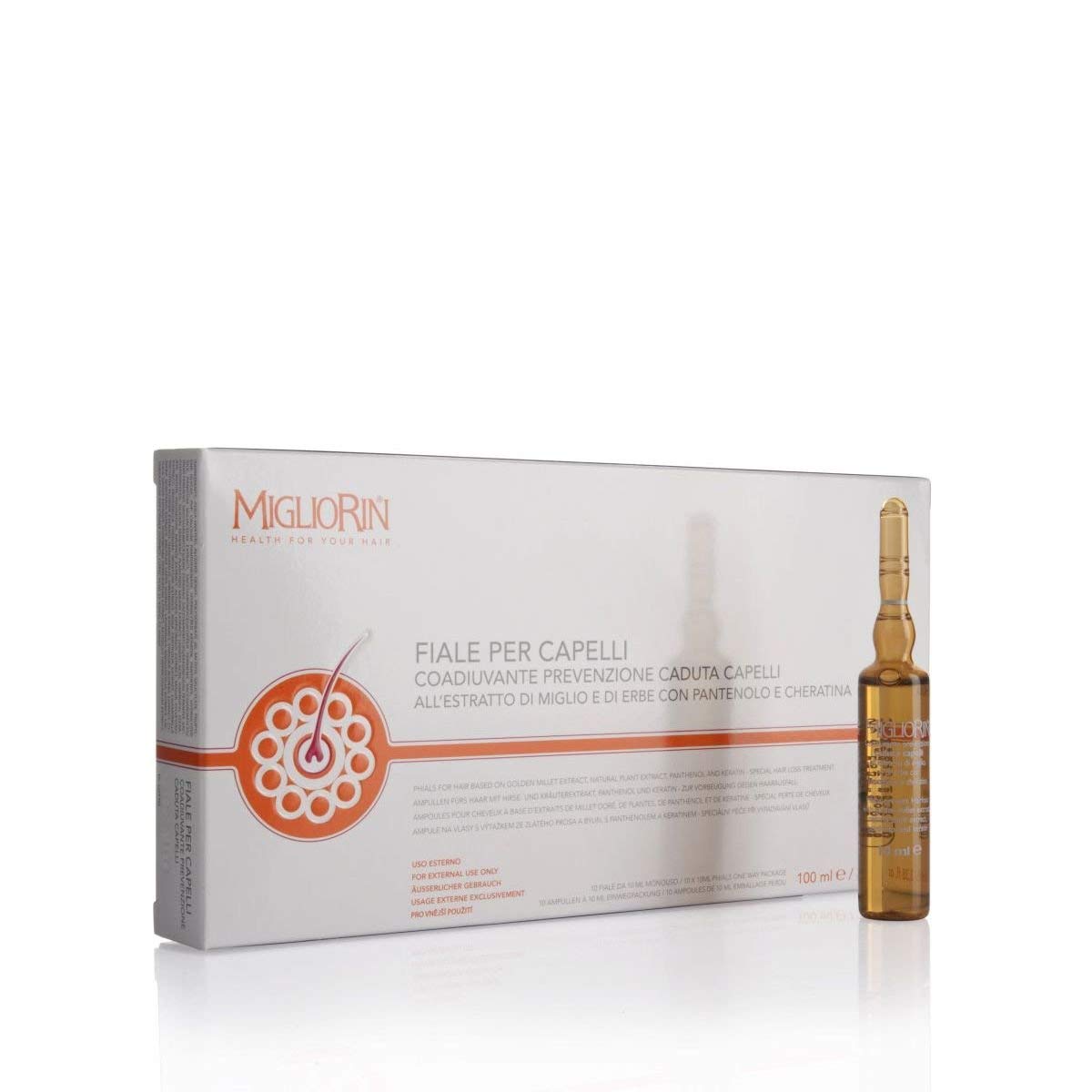 Migliorin Hair Loss Treatment 10 Vials 10 ml each