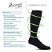 Pembrook Light Compression Socks for Men - 6 Pairs | 8-15 mmHg Compression Socks for Airplane Travel | Circulaton Support Socks for Men | Light Compression Socks Men