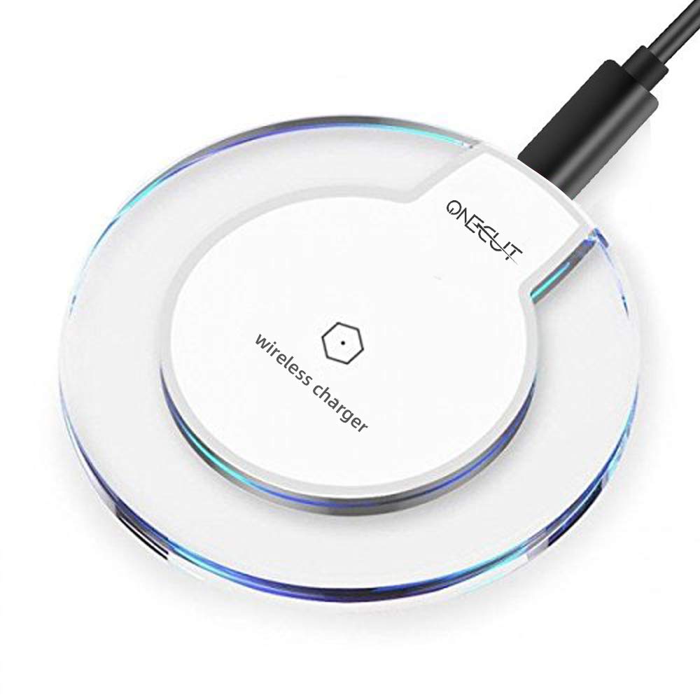 DGBAY Universal Wireless Charger, Qi-Certified Portable Fast Charging Pad Compatible with iPhone 8/8 Plus/X/XS/11/11Pro/11 Pro Max Samsung Galaxy S20 5G/S20+ 5G/S20 Ultra 5G/S10/S10+/S10e (White)