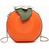 Elisaia Women Girls Fashion Fruit Shoulder Purse Crossbody Bags Pu Leather Crossbody Bag
