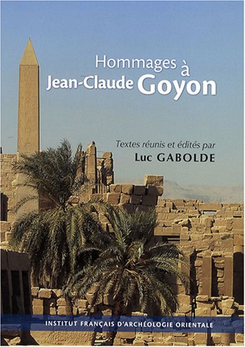 Hommages à Jean-Claude Goyon