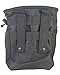 Tactical Gear Bundles Molle Drawstring Magazine Dump Pouch and 4 Piece Grimloc Locking D-Ring, Military Adjustable Belt Utility Fanny Hip Holster Bag Outdoor Ammo Pouch, Black