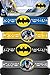 Batman Birthday Party Supplies Favor Pack With Kids Masks, Treat Bags, Bracelets & Tattoos for 8 Guests