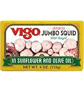 Vigo Premium Imported Canned Seafood, Specialty Flavored, Perfect for Recipes and Dishes (Jumbo S...