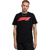PUMA Formula 1 Essentials Logo Tshirt Men's | 100% cotton, F1 logo across the front, PUMA logo on the sleeve, Round neck collar, Short sleeve, Officially licensed