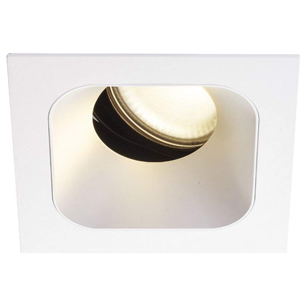 SLV Renesto DL LED Indoor Recessed Ceiling Light, Angular, White, 3000K, 40°, 29W Light, Aluminium, 29 W
