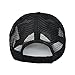 VOBOOM Men's Vintage Washed Adjustable Mesh Trucker Baseball Cap Hat BQ020 (Black)