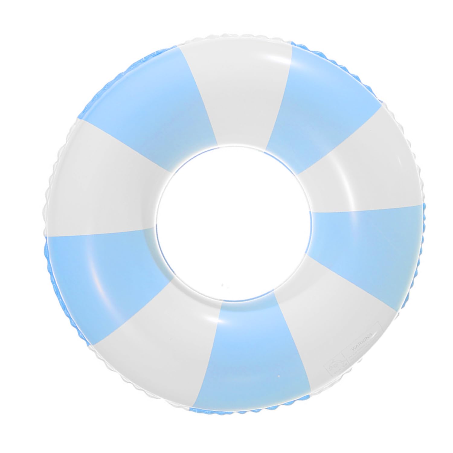 1 Piece Inflatable Swimming Ring for Children, Blue and White Striped Swimming Ring, Swimming Practice Ring, Thickened Swimming Ring, Suitable for Summer Beach and Pool Parties