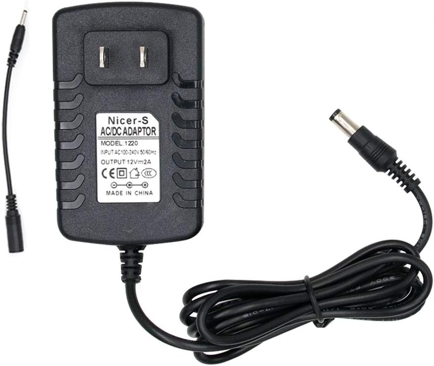 12V AC/DC Adapter for Spectra S1, S2, SPS100, SPS200, Spectra 9 Plus, M1 Breast Pump, Baby Breast Pump Double Electric Hospital Grade Breast Pump Replacement Power Supply Cord Charger Adaptor