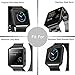Infiland Fitbit Blaze Accessory Frame, Stainless Steel Replacement Metal Frame for Fitbit Blaze Smart Watch - Black