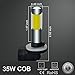 Alla Lighting Xtreme Super Bright LED 881 889 Fog Light Bulbs - High Power COB Universal 881 LED Bulb Fog Lights Lamp Replacement - 6000K Xenon White