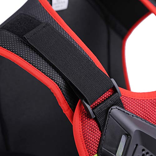 BARHAR Motorcycle Protective Gear Protective Clothing Cycling Armor Body Chest Spine Protector Vest Protective (M back length 52cm)