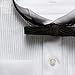 Isaac Mizrahi Boys 100% Cotton French Cuff Twill Wing Tip Collar Tuxedo Shirt (Cufflink included)