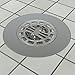 Danco, Inc. 3-Inch Hair Catcher for Stand-Alone Shower 10529, Pack of 1, Chrome in-Drain