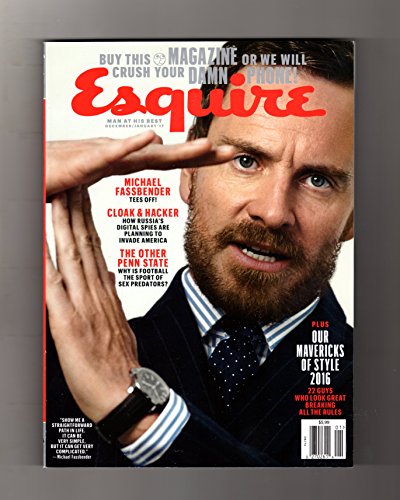 Esquire Magazine December 2016/January 2017 | Michael Fassbender