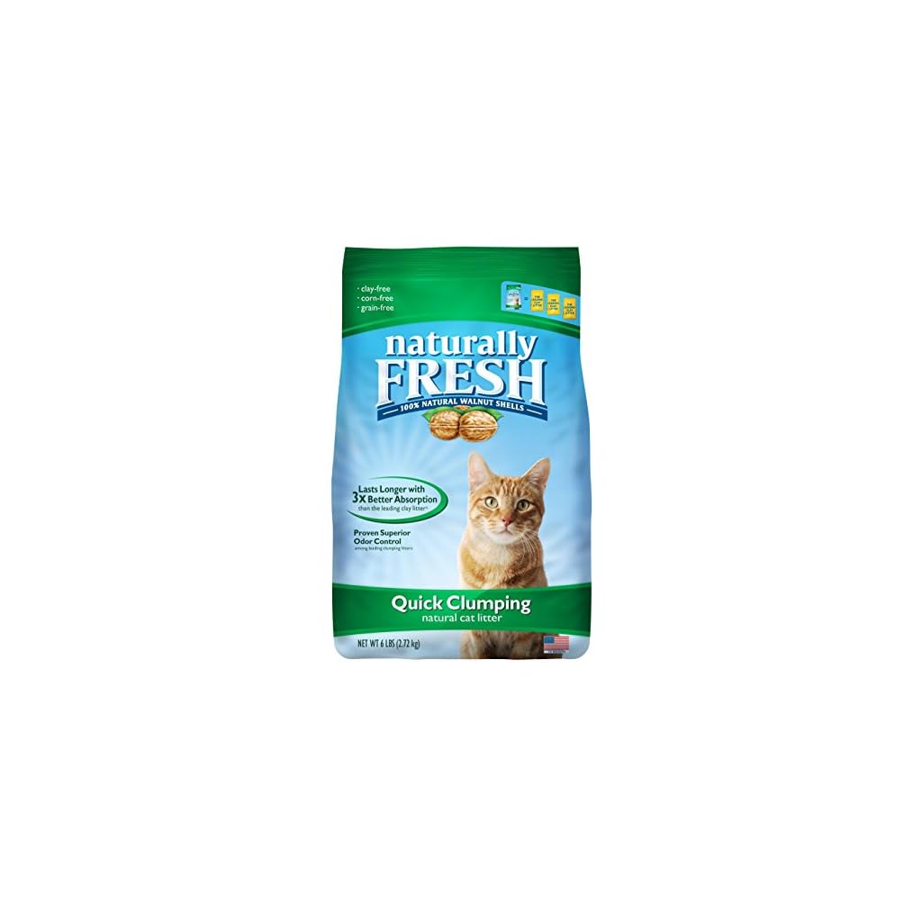 Naturally Fresh Cat Litter WalnutBased QuickClumping Kitty Litter